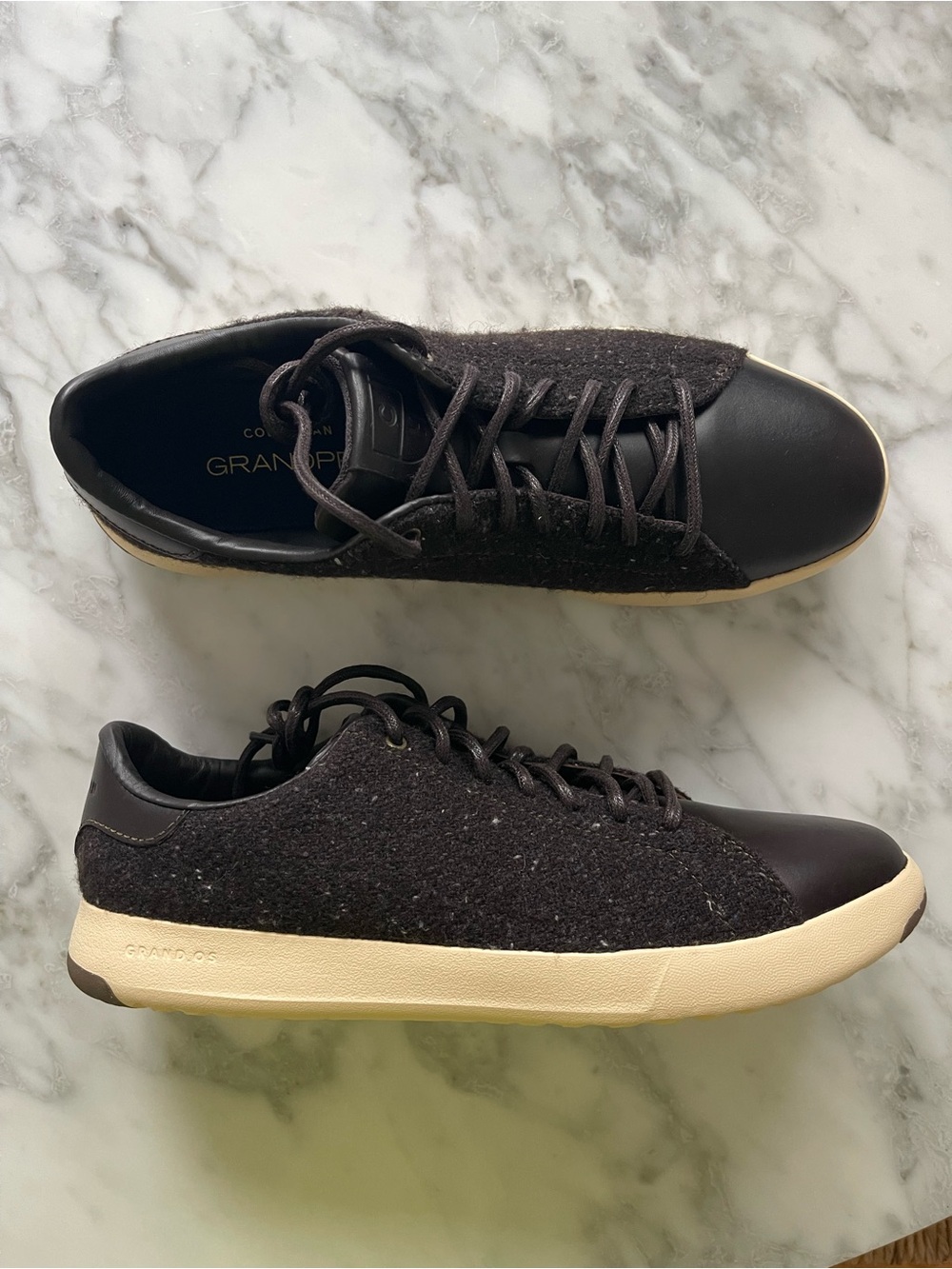Cole Haan x Faribault Woolen Mill Grand Pro sneakers, size 9.5.
